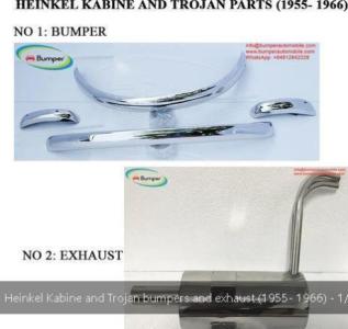 Heinkel Kabine and Trojan bumpers and exhaust ()