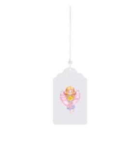 An angel with wings, tag for friend or tag for birthday gift/bookmark gift