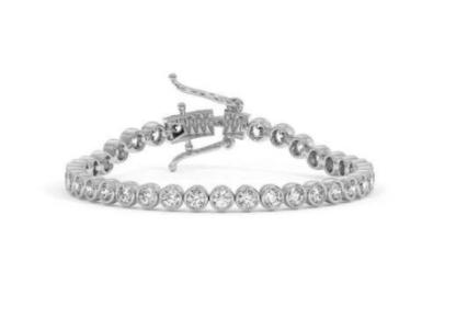 Elegant 18K White Gold Cindy Bracelet