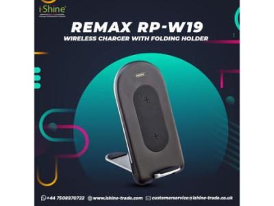 Buy Bulk Remax RP-W19 Wireless Charger with Folding Holder in UK
