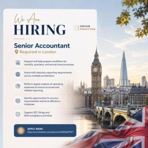 Senior Accountant Required in London