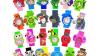 3D Cartoon Kids Slap Wrist Watch - 49 Options