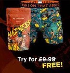 Get a FREE Boxer Short Worth £10