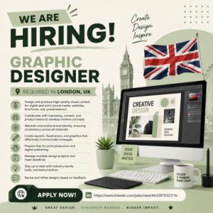 Graphic Designer Required in London