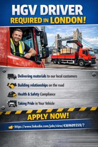 HGV Driver Required in London