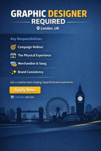 Graphic Designer Required in London