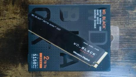 WD Black M.2 SSD Gen 4 NVME 2TB Hard Drive