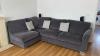 Dark grey corner sofa - excellent condition