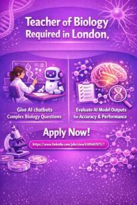Teacher of Biology Required in London