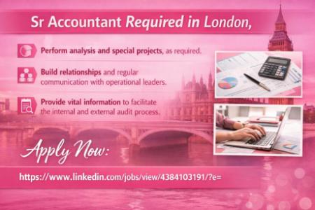 Sr Accountant Required in London