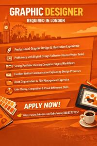 Graphic Designer Required in London