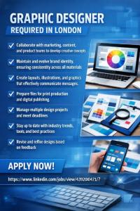 Graphic Designer Required in London
