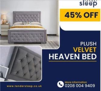 Introducing the Plush Velvet Heaven Bed