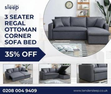 Transforming Spaces with our 3-Seater Ottoman Corner Sofa Bed