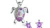 Sea Turtle Necklace/Earrings Set