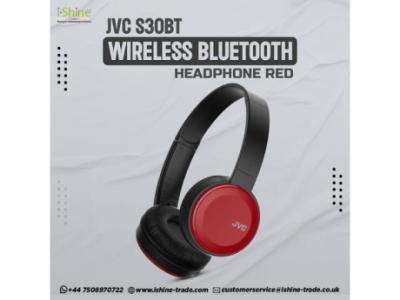 Buy Bulk JVC S30BT Wireless Bluetooth Headphone Red in UK