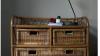 Rattan chest of drawers