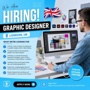 Graphic Designer Required in London