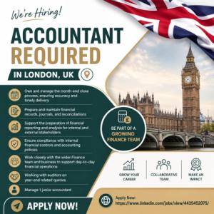 Accountant Required in London