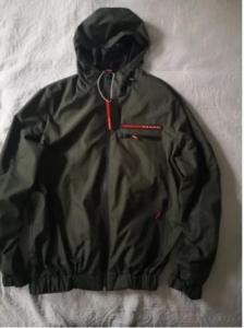 Prada Hooded Bomber Style Outdoor Rain Jacket. Brand new with tag.