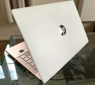 HP Pavilion 14" White & Rose Gold 4GB RAM 128GB SSD Laptop Office Adobe AutoCAD