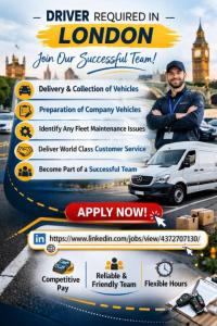 Driver Required n London