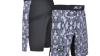 AQF MMA Fight Shorts Grey Camouflage