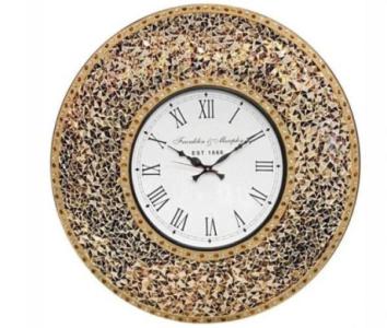 Handcrafted Mosaic Wall Clock