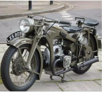 1936 Zundapp K500 Wehrmacht German WW11 Classic Vintage Rare Collectors M/Cycle