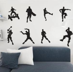 Fortnite Wall Decals For Epic Gaming Room Decoration