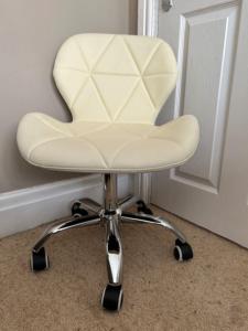 Faux leather office chair