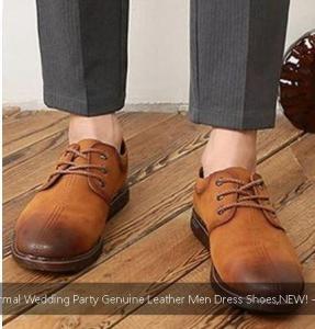 Formal Wedding Party Genuine Leather Men Dress Shoes,NEW!