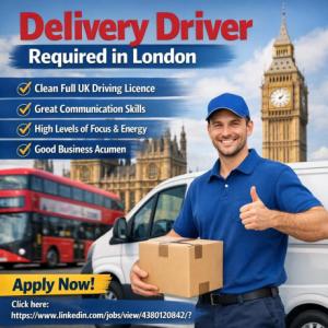 Delivery Driver Required in London