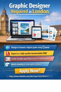 Graphic Designer Required in London