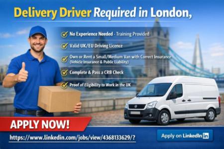 Delivery Driver Required in Dubai