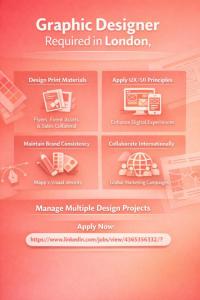 Graphic Designer Required in London