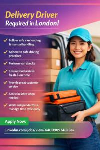 Delivery Driver Required in London