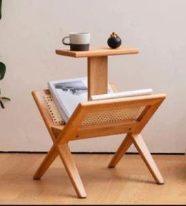 Sleek and Stylish Ash Wood Side Table.