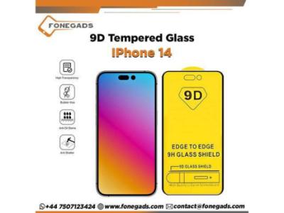 Buy Bulk IPhone 14 9D Tempered Glass in UK