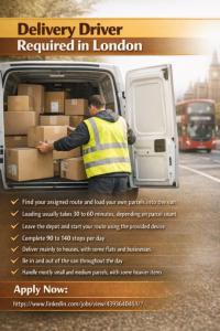 Delivery Driver Required in London