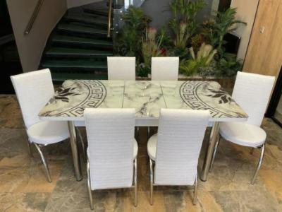 Dining Table with 4\6 chairs For Sale