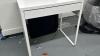 White ikea micke desk