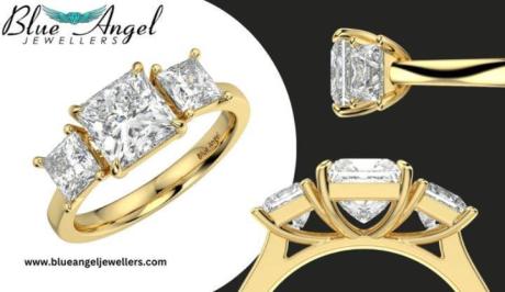 Luxurious 3 Stone Engagement Rings in London UK