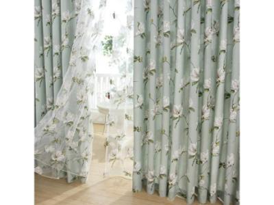 Green Floral Curtains UK