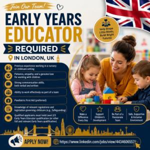 Early Years Educator Required in London