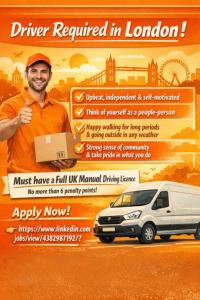 Driver Required in London