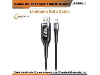 Buy Bulk Remax RC-096a Smart Digital Display Lightning Data Cable in UK