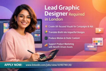 Lead Graphic Designer Required in London