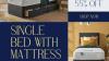 Buy Single Bed With Mattress