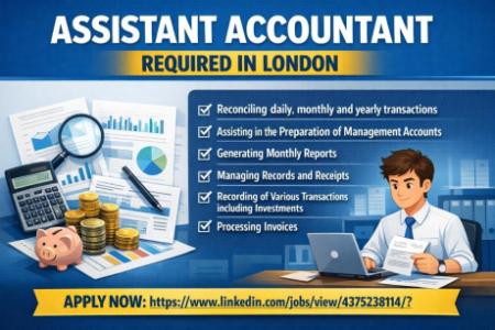 Assistant Accountant Required in London